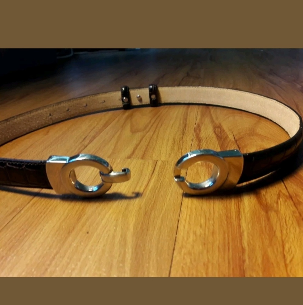 Amiee Lynn Italian Croco Leather Belt - Picture 4 of 8